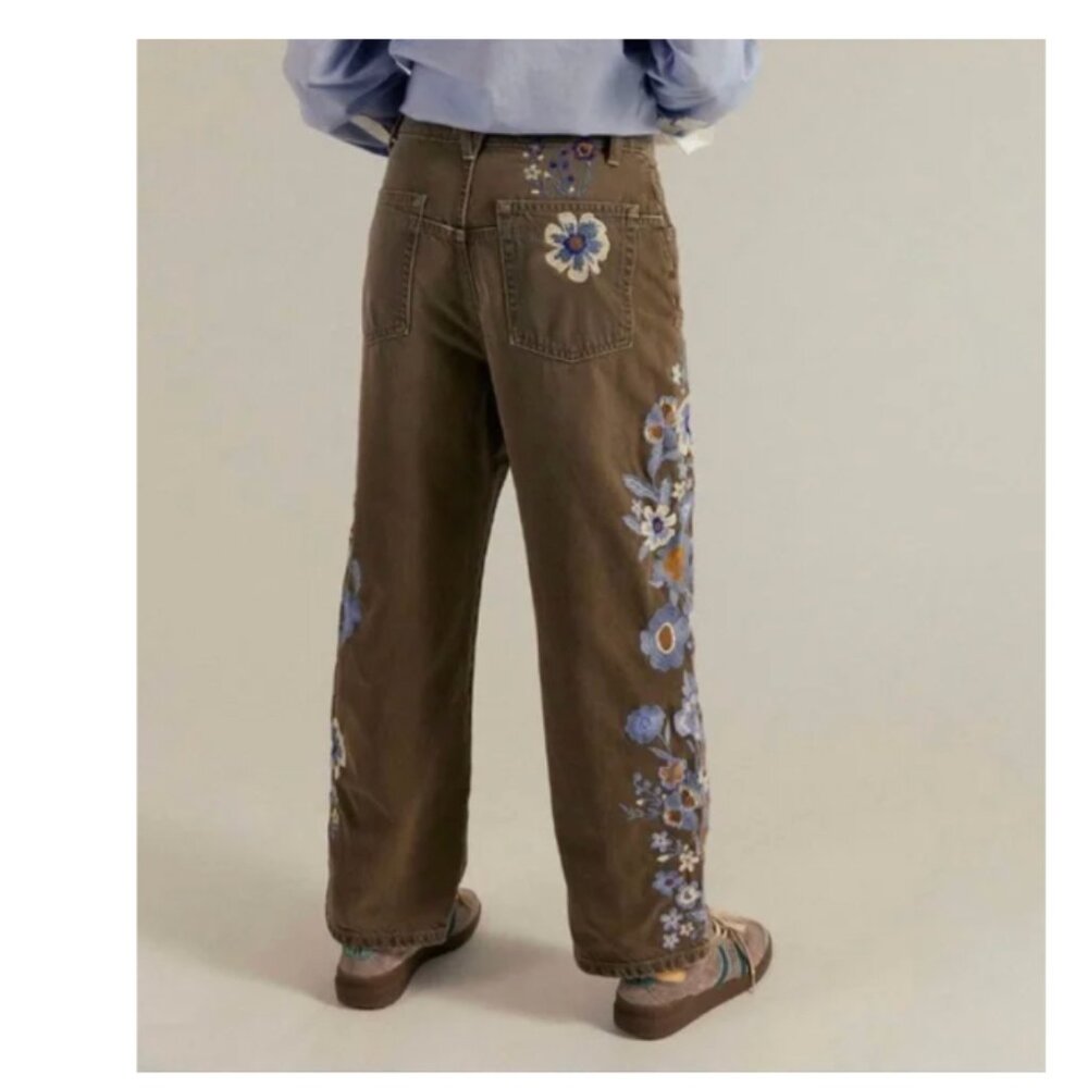 We The Free Willow Floral Embroidered Jeans - Picture 5 of 9